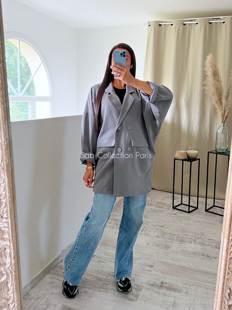 Blazer Oversize Gris