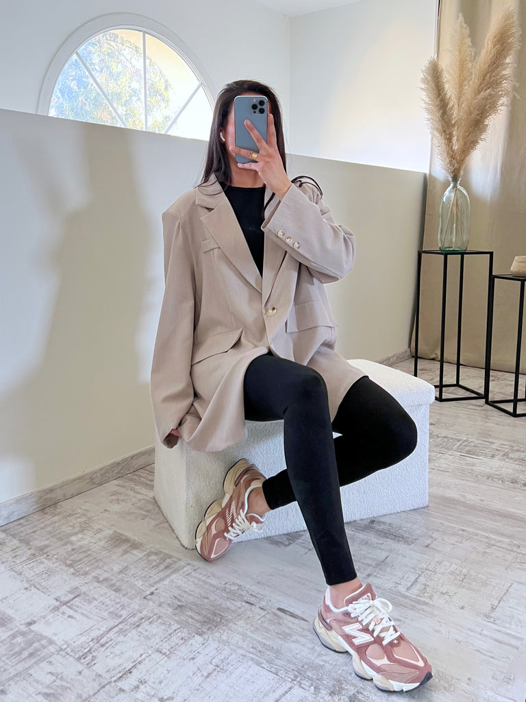 Blazer Boyfriend Taupe