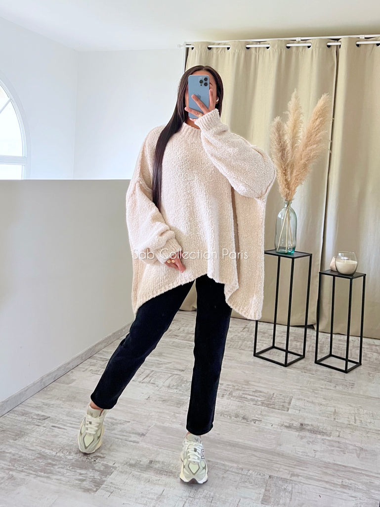 Maille Oversize Doudou Nude