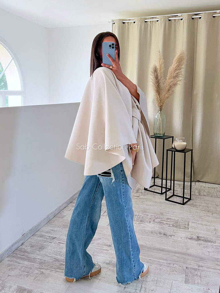 Veste Cape Beige