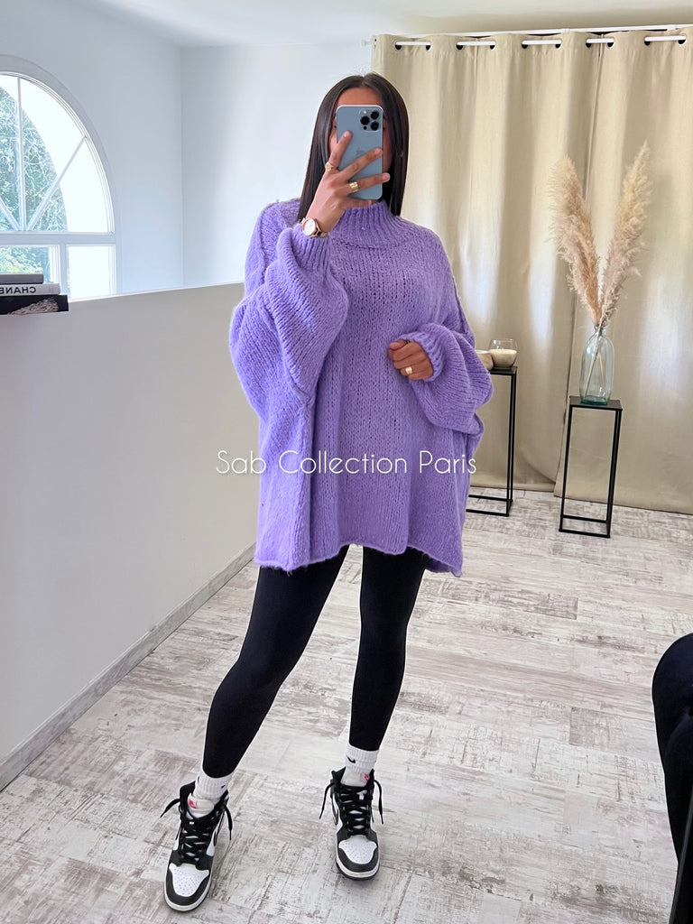 Maille Oversize Mohair Violet