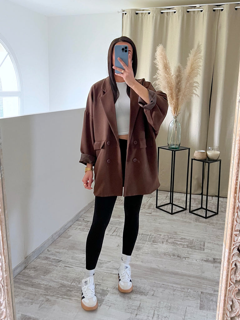 Blazer Oversize Marron