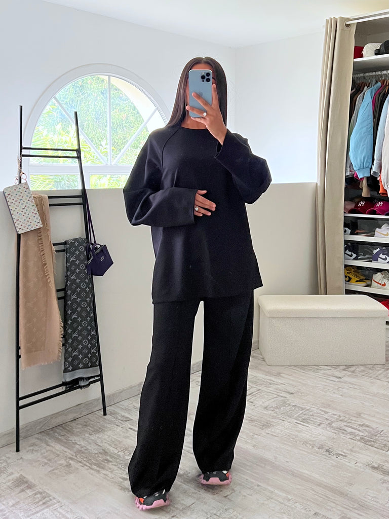 Ensemble Pantalon Sweat Long Noir