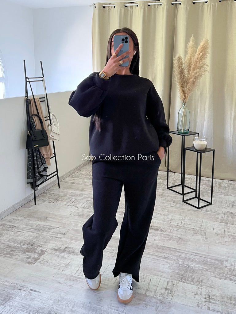 Ensemble Jogging Sweat Noir