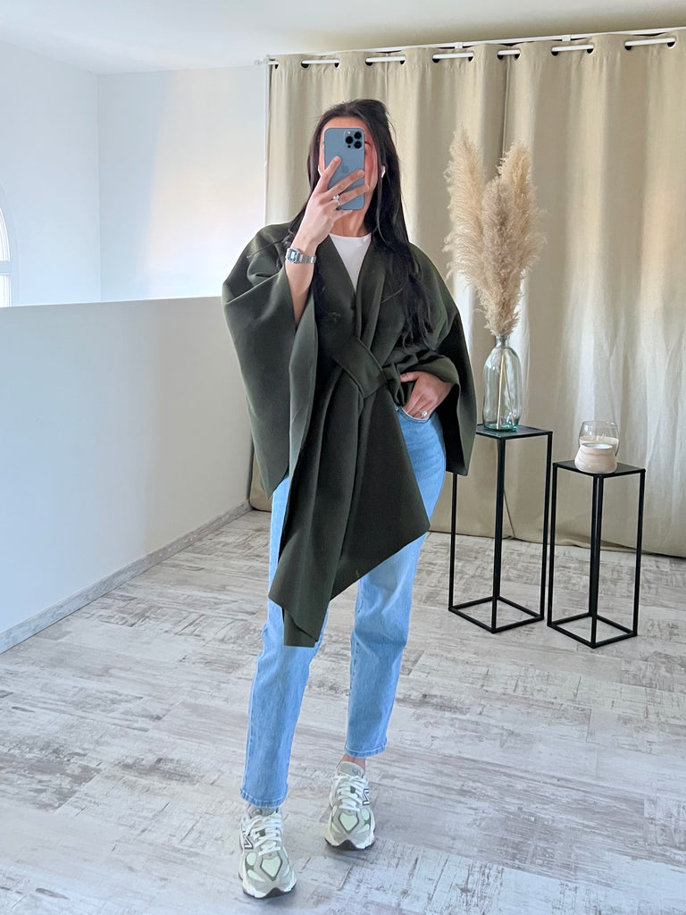 Veste Cape Kaki
