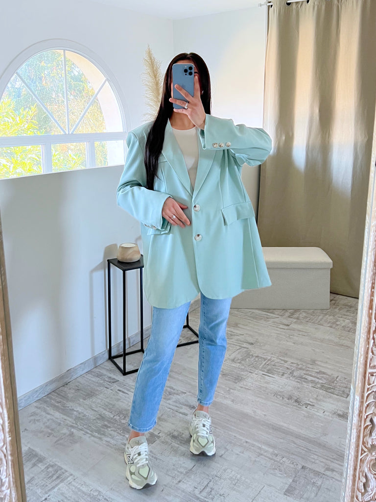 Blazer Boyfriend Mint