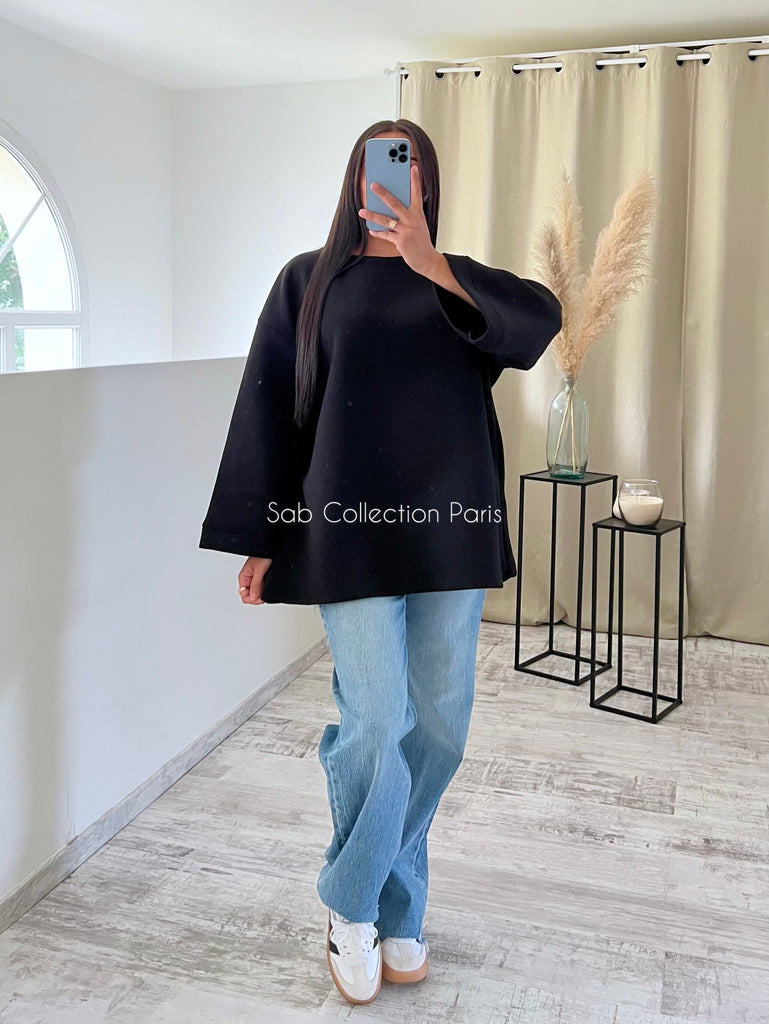 Sweat Oversize MODEST Noir