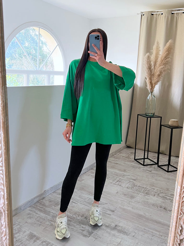T shirt Oversize MODEST Vert