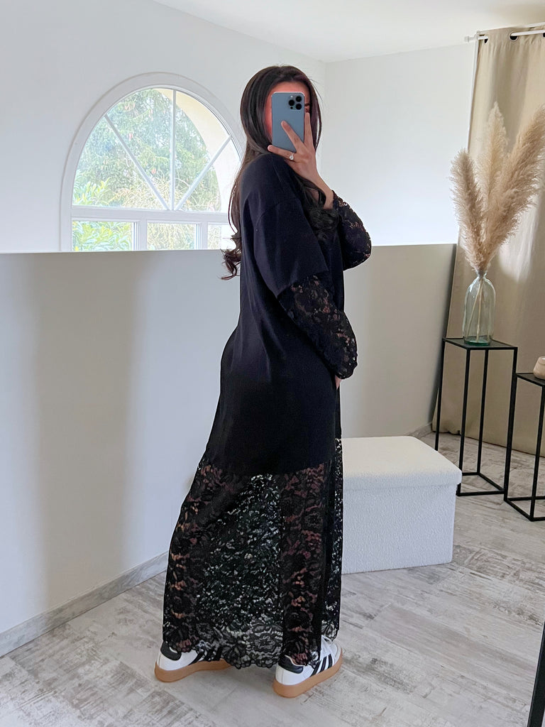 Robe Dentelle Noir