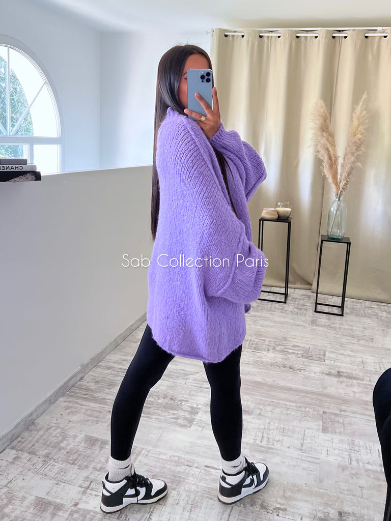 Maille Oversize Mohair Violet