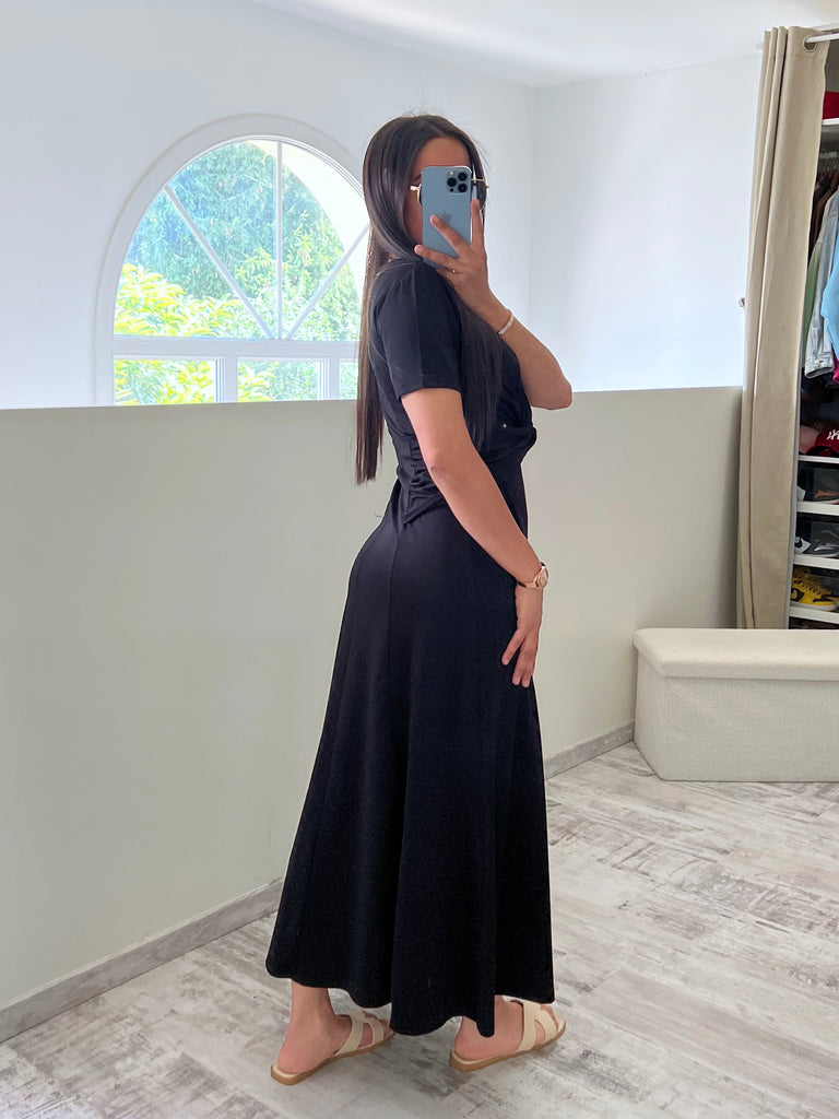 Robe Bustier Croisé Noir