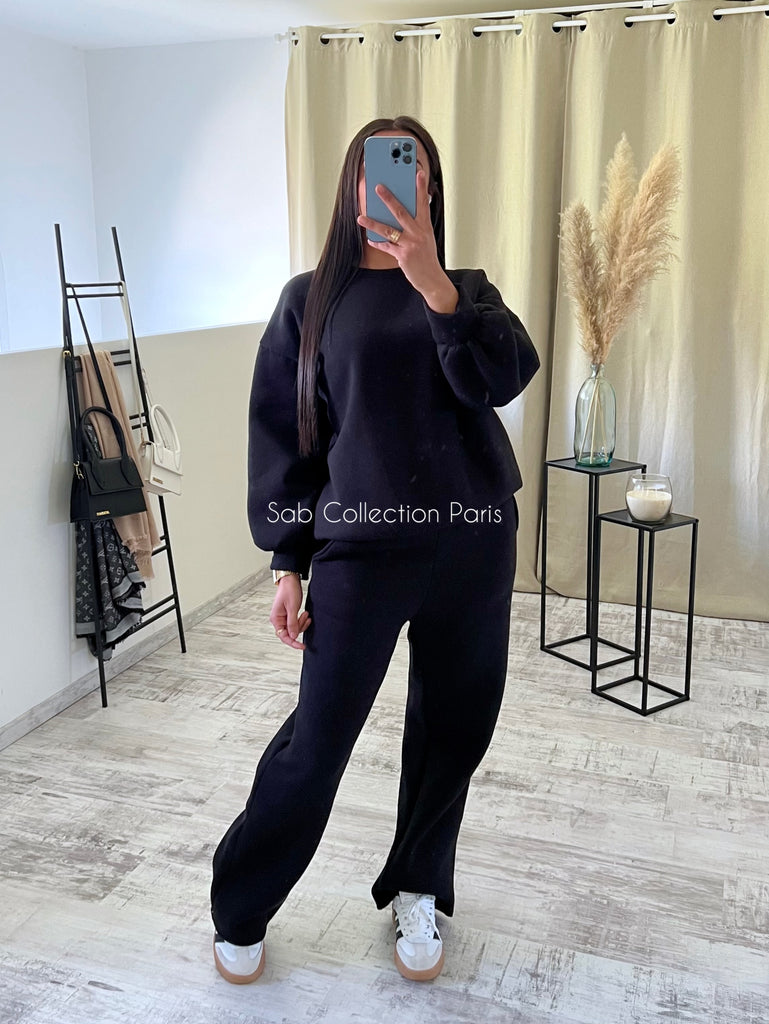 Ensemble Jogging Sweat Noir