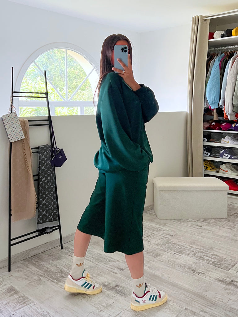 Ensemble Bermuda Sweat Vert