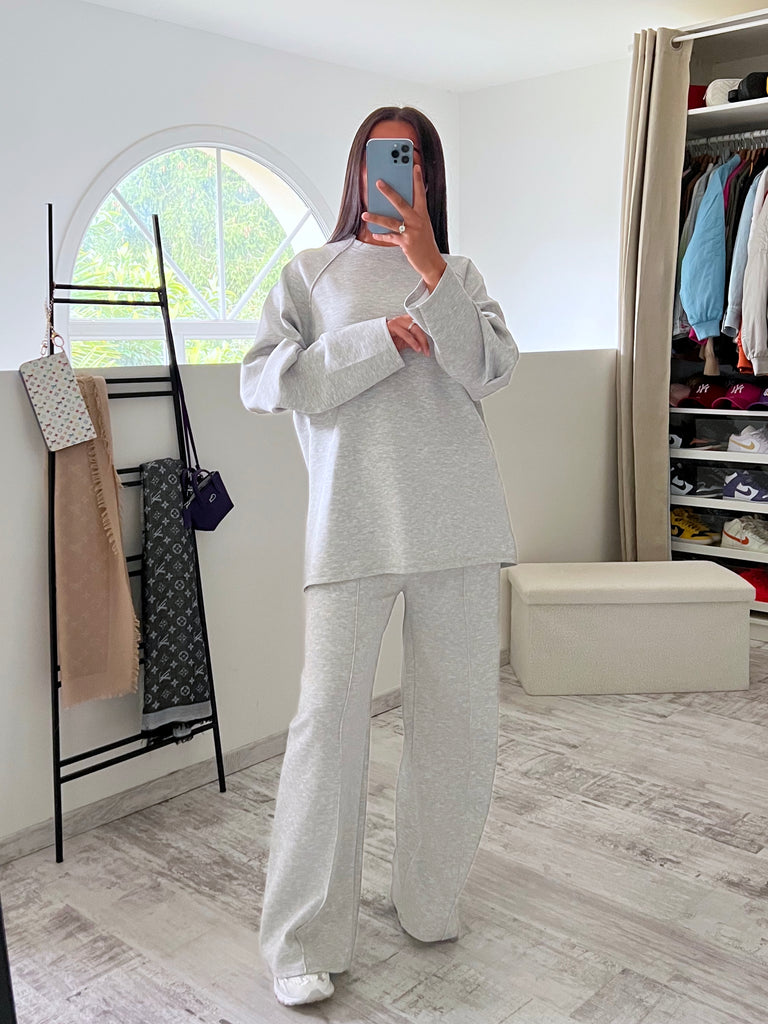 Ensemble Pantalon Sweat Long Gris