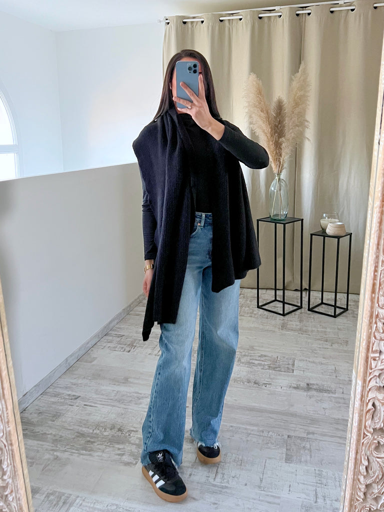 Écharpe Maxi Noir