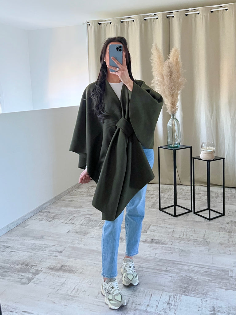 Veste Cape Kaki