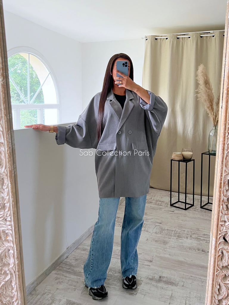 Blazer Oversize Gris