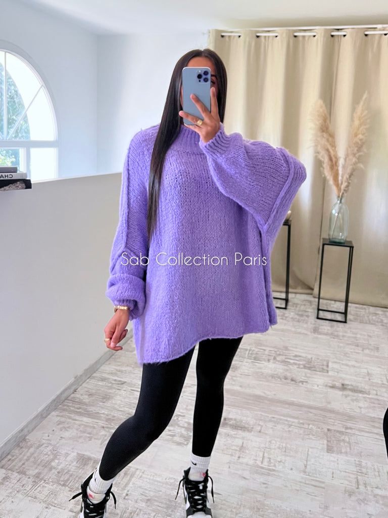 Maille Oversize Mohair Violet