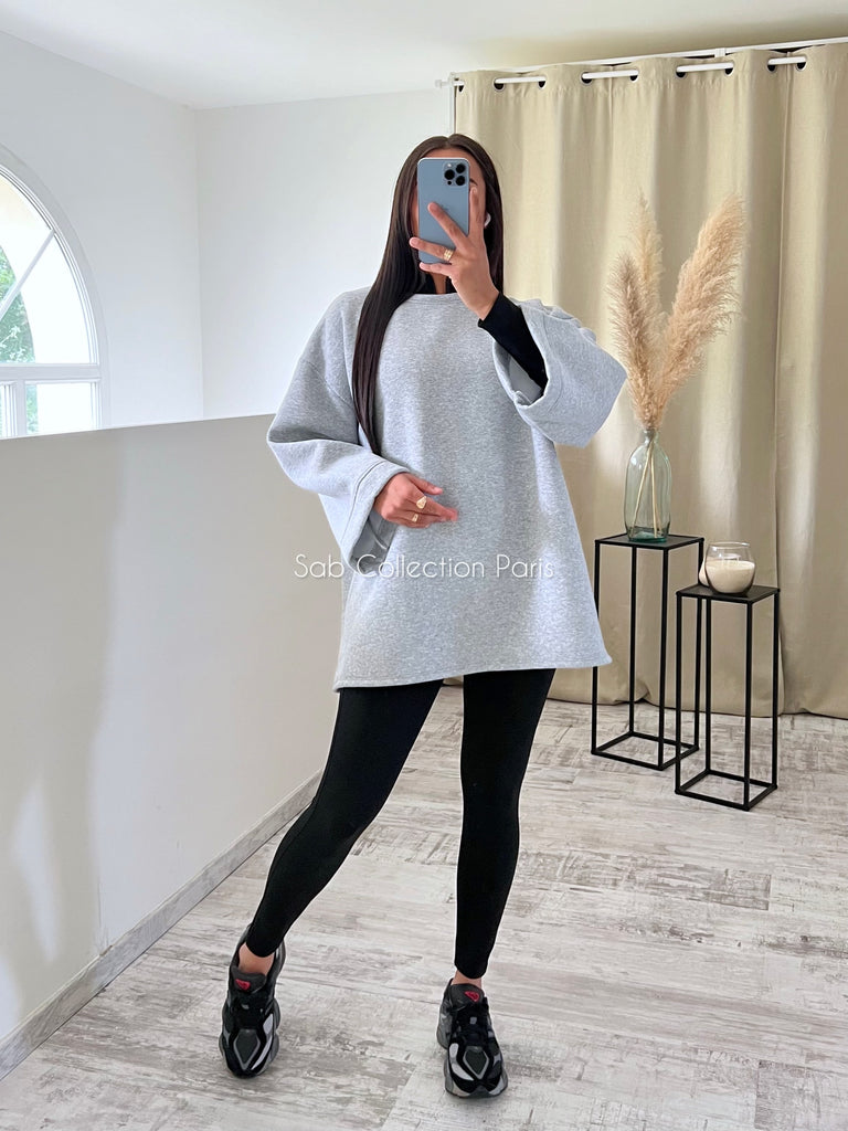 Sweat Oversize MODEST Gris