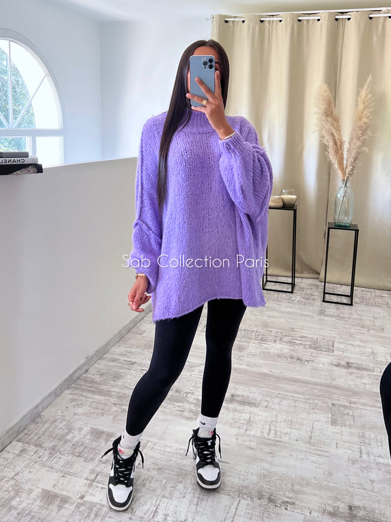 Maille Oversize Mohair Violet