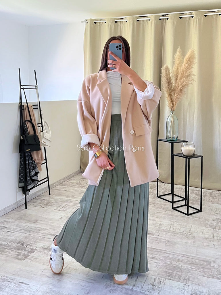 Veste Blazer Oversize Crème