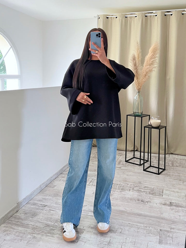 Sweat Oversize MODEST Noir