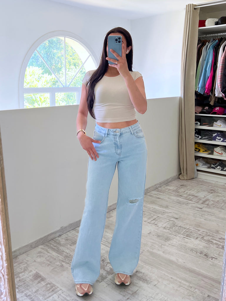 Jean Baggy Bleu Clair R#2523