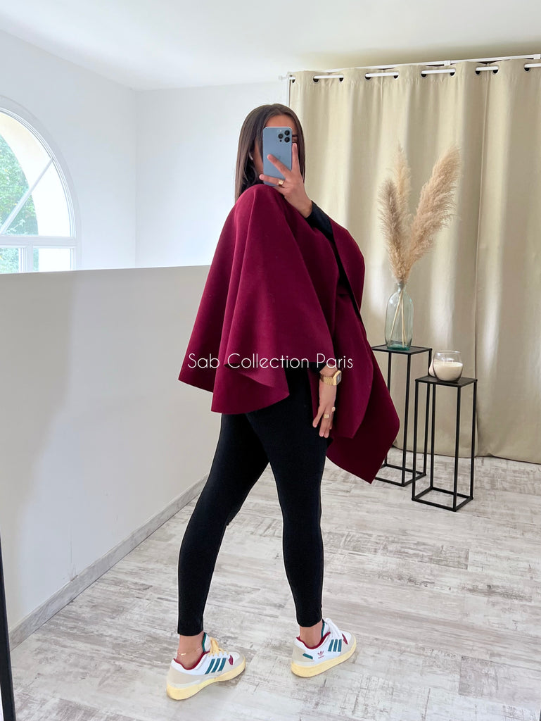 Veste Cape Bordeaux