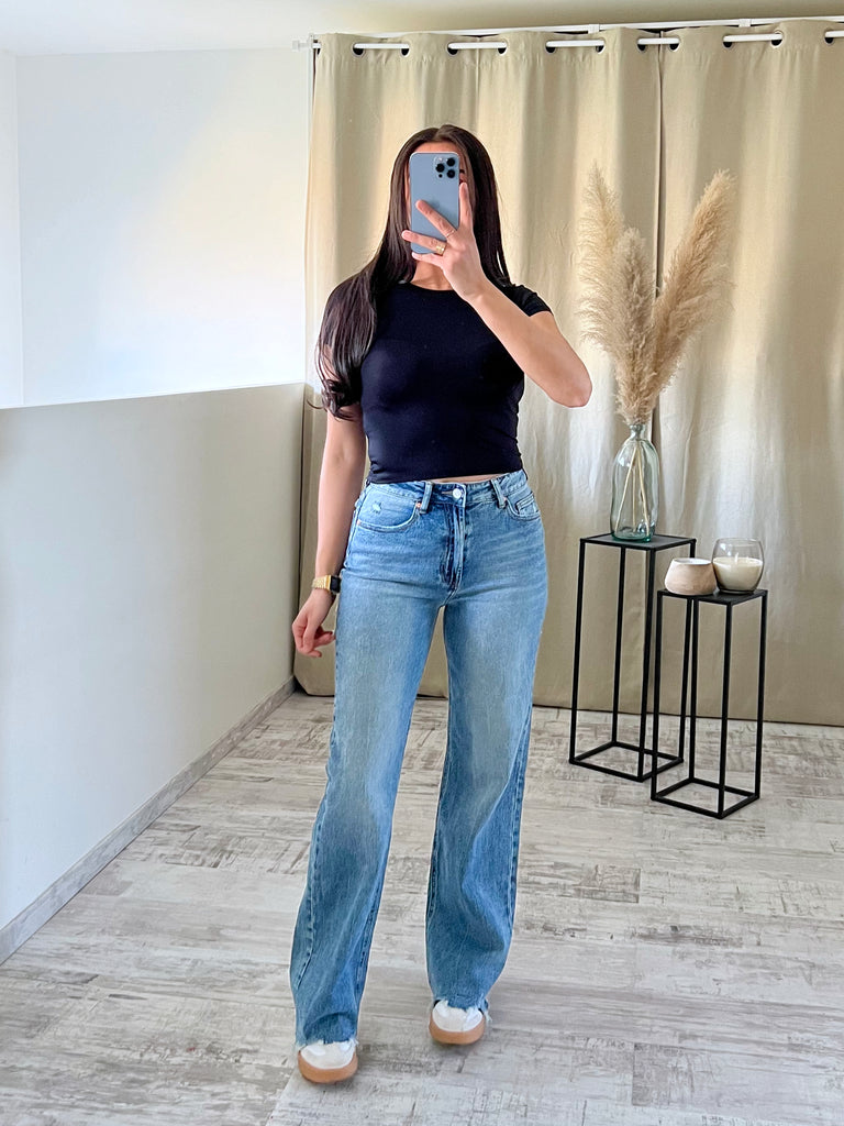 Jean Straight R#3732 Bleu