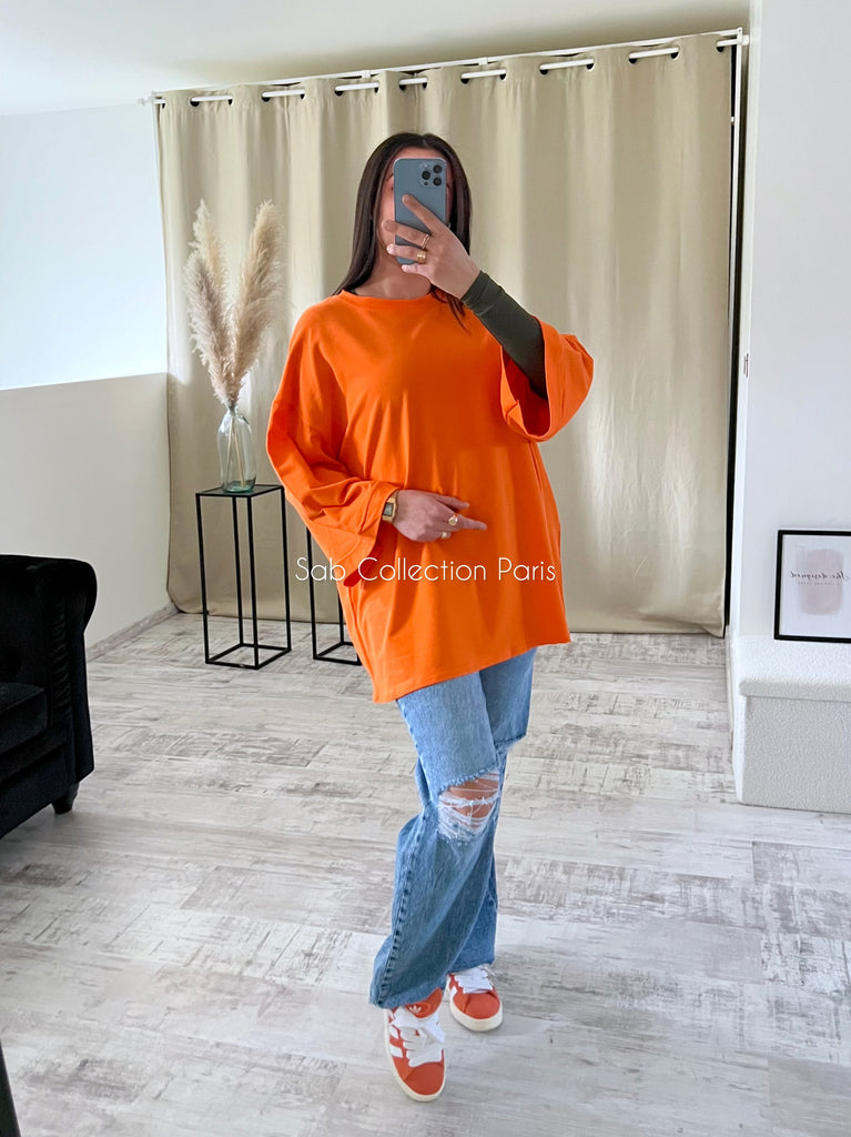 T shirt Oversize MODEST Orange