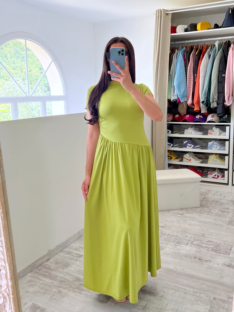 Robe Asymétrique Anis
