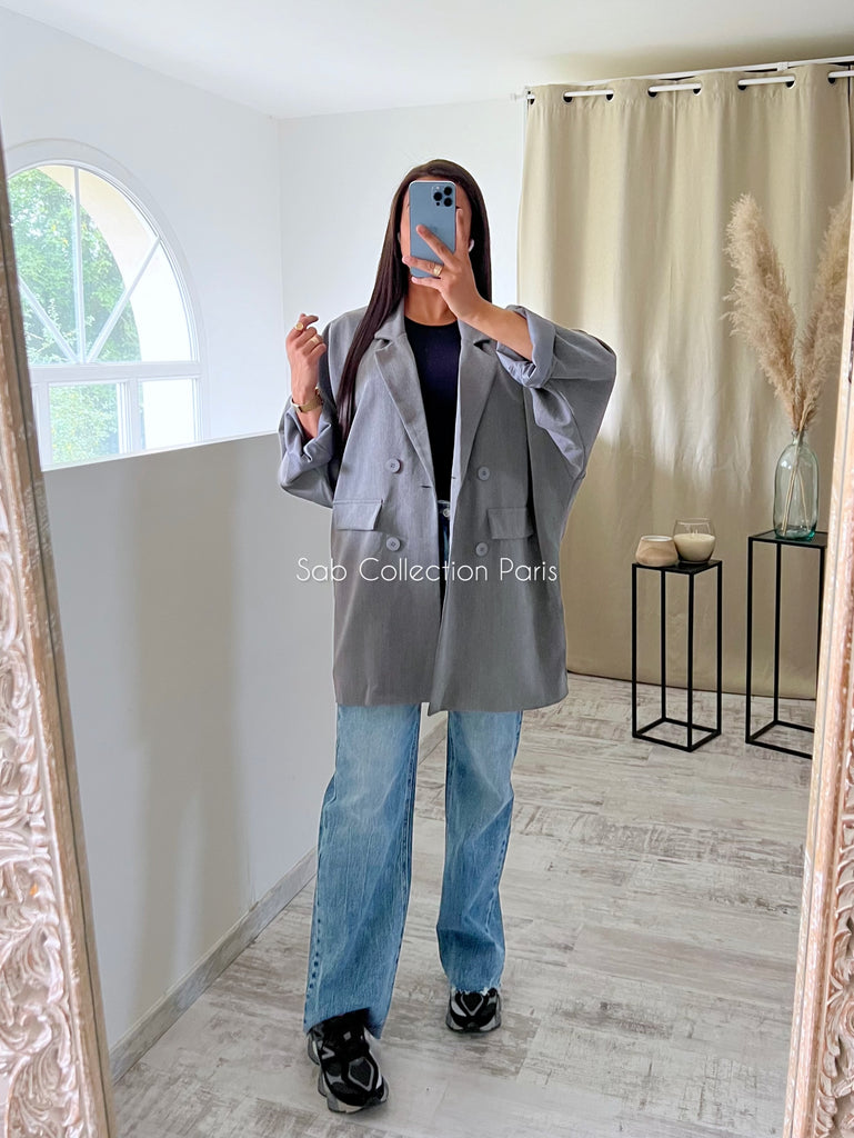 Blazer Oversize Gris