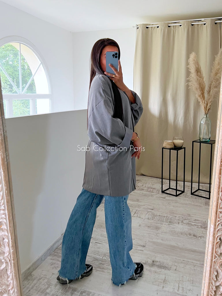 Blazer Oversize Gris