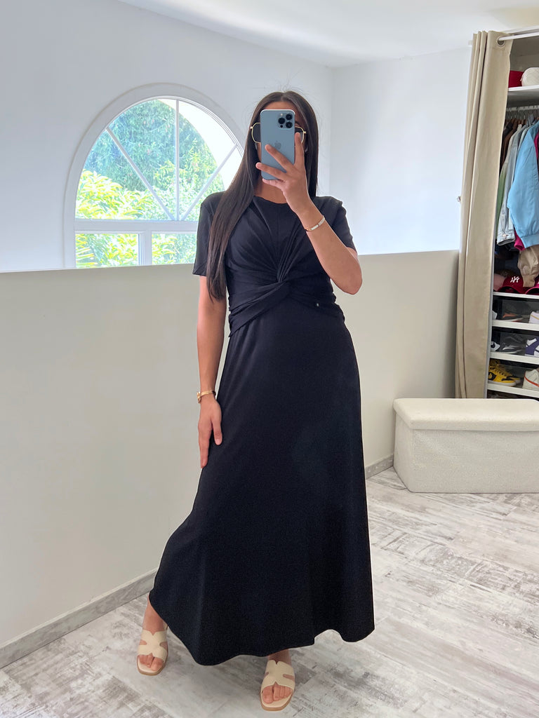 Robe Bustier Croisé Noir