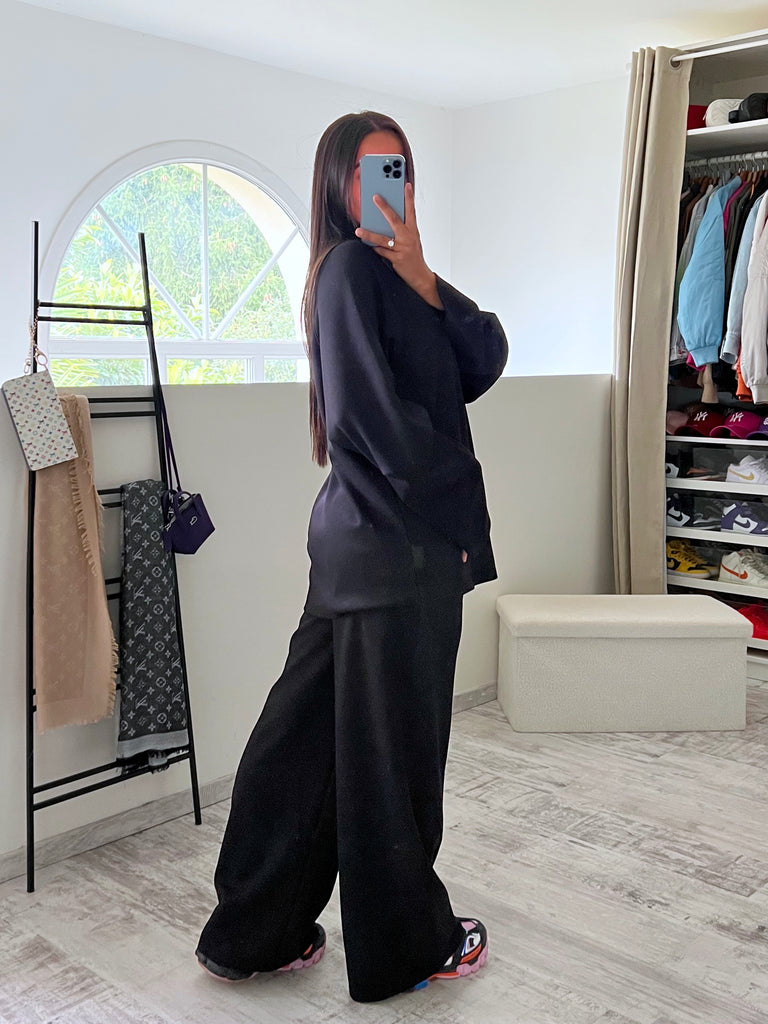 Ensemble Pantalon Sweat Long Noir