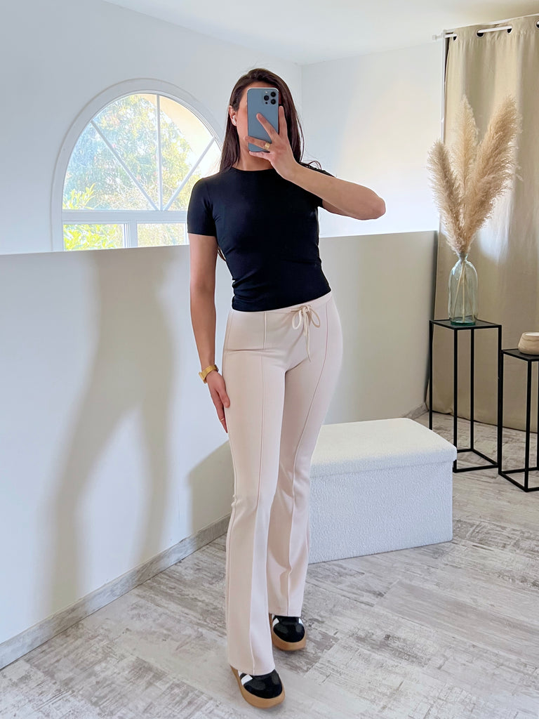 Pantalon Basic Beige