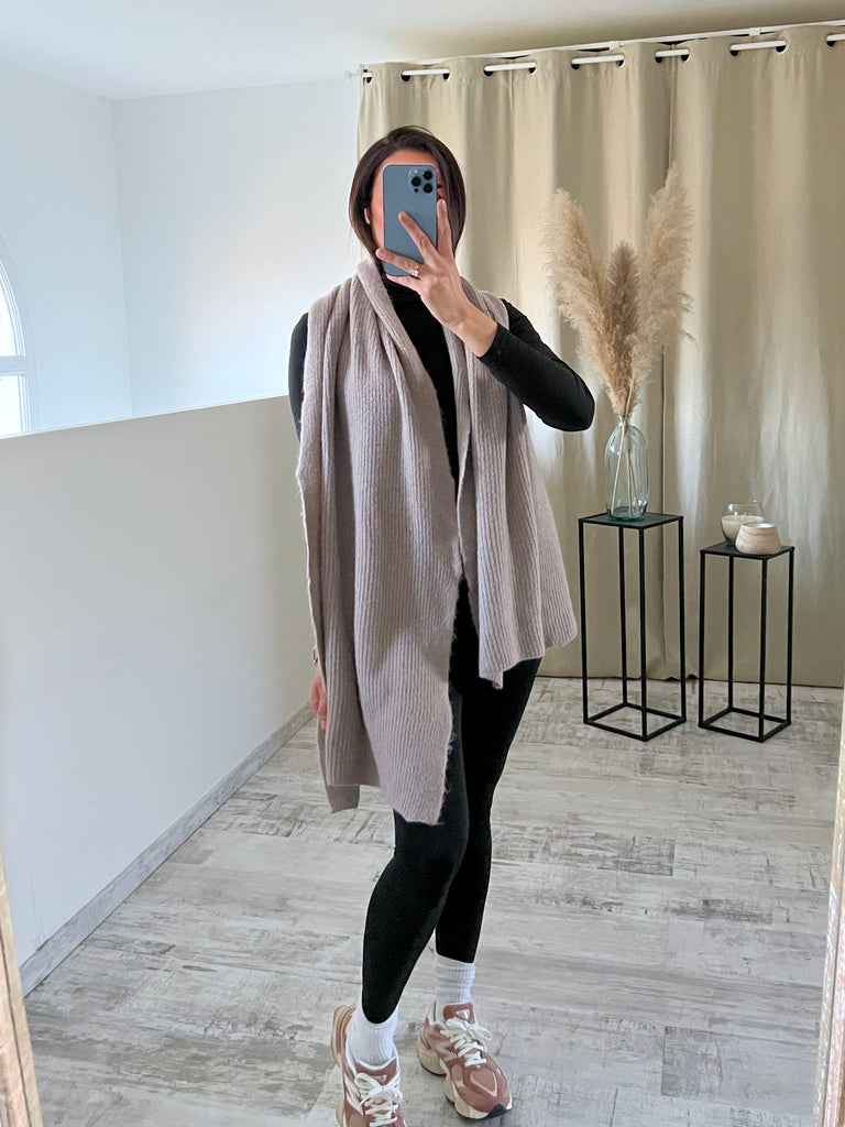 Écharpe Maxi Taupe