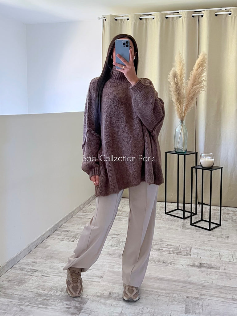 Pantalon Ceinture Boxer Taupe
