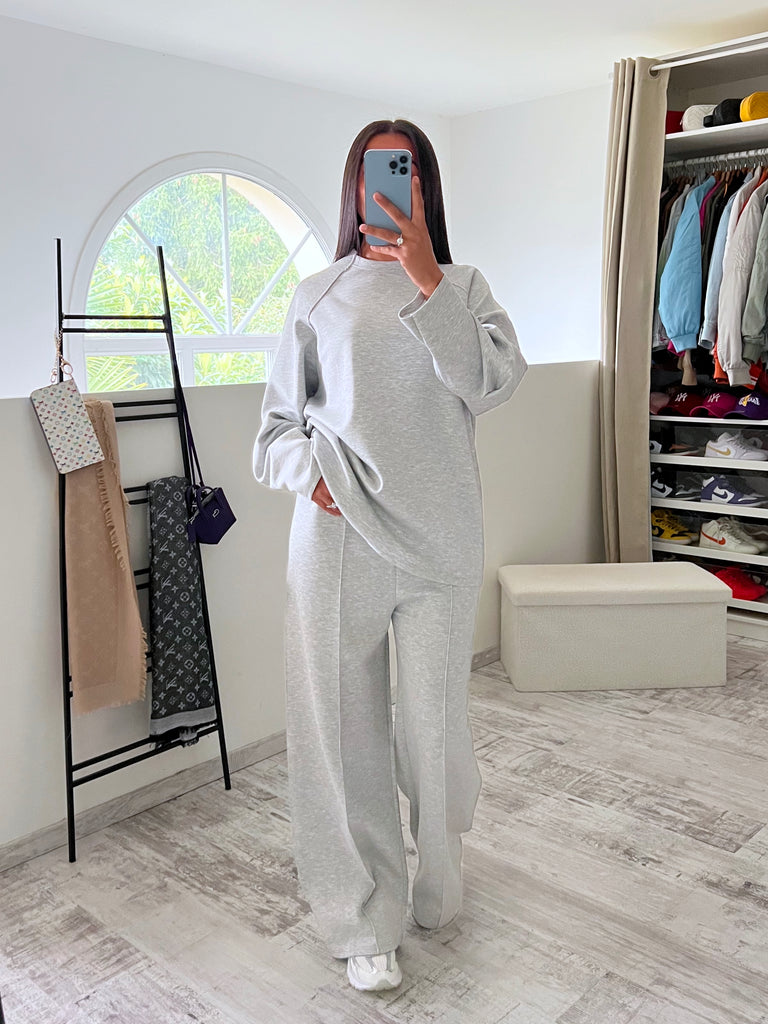 Ensemble Pantalon Sweat Long Gris