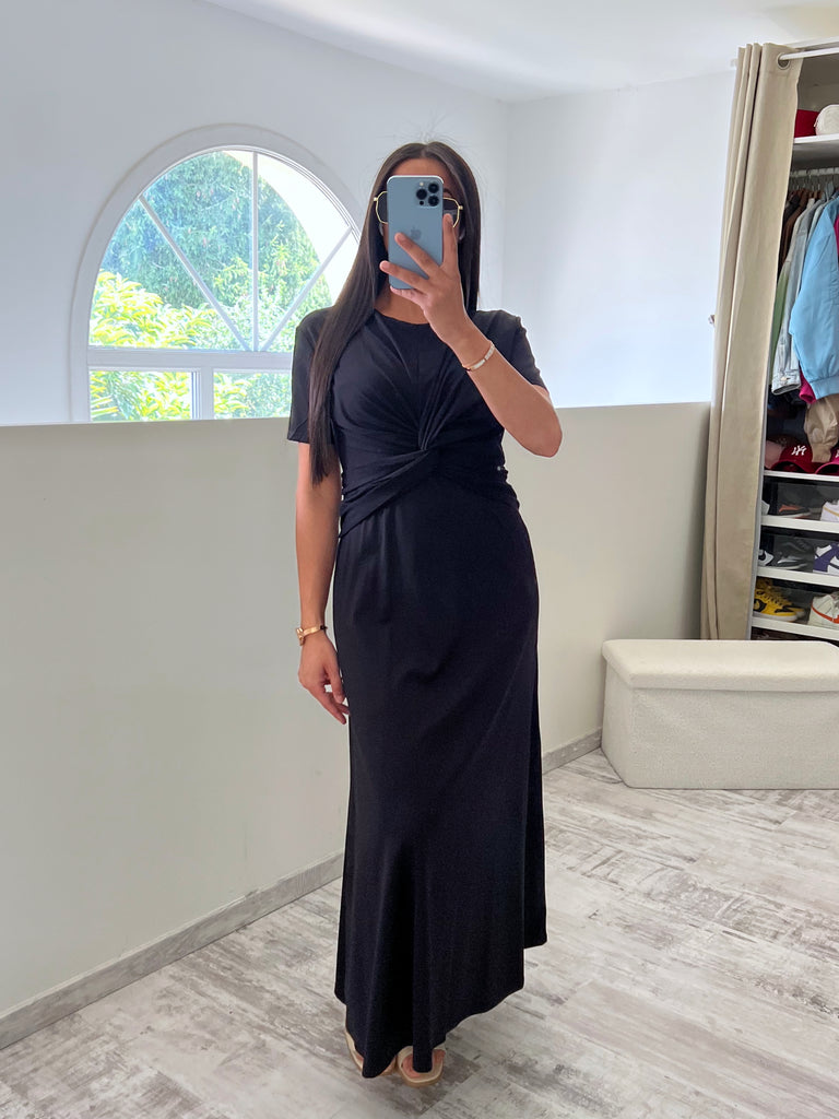 Robe Bustier Croisé Noir