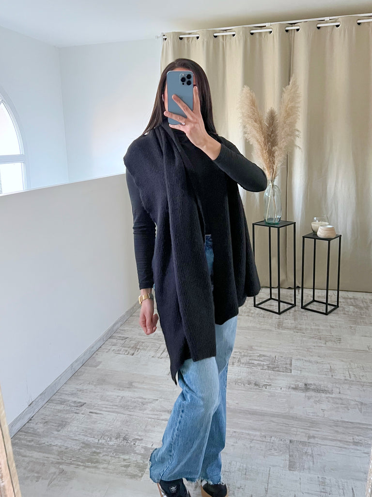 Écharpe Maxi Noir