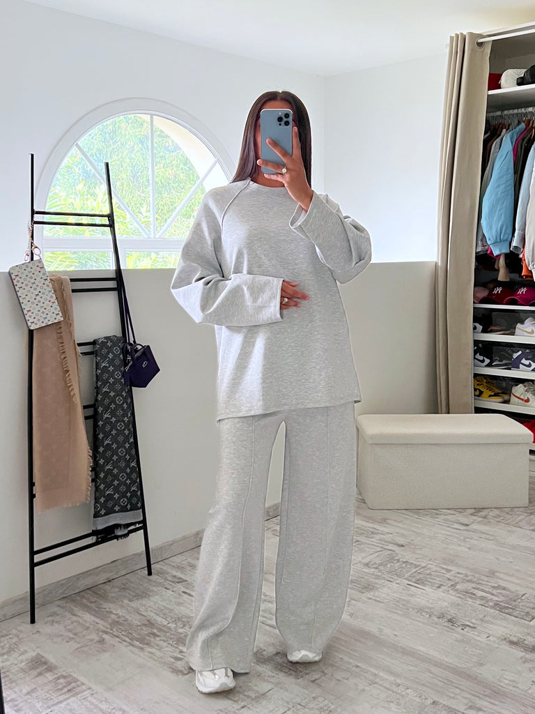 Ensemble Pantalon Sweat Long Gris