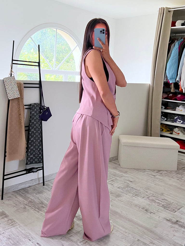 Ensemble Pantalon Très Ample Violine