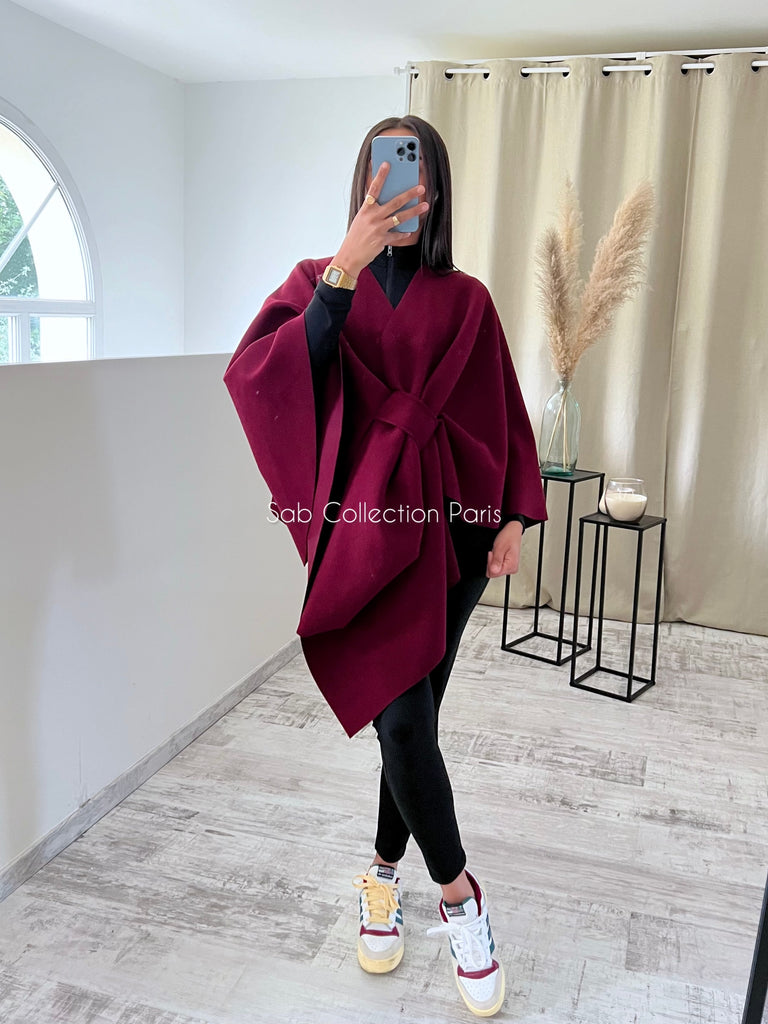 Veste Cape Bordeaux