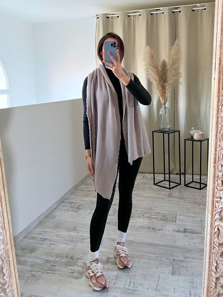 Écharpe Maxi Taupe