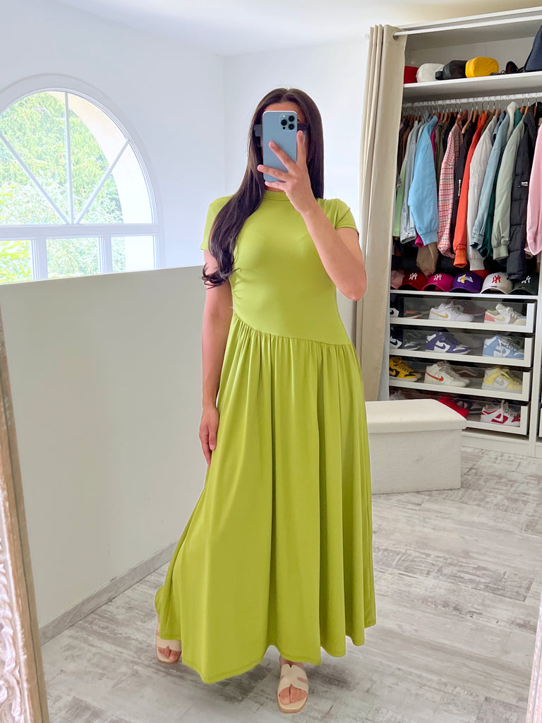 Robe Asymétrique Anis