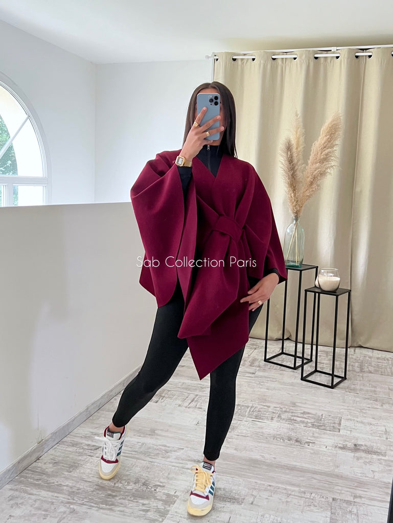 Veste Cape Bordeaux